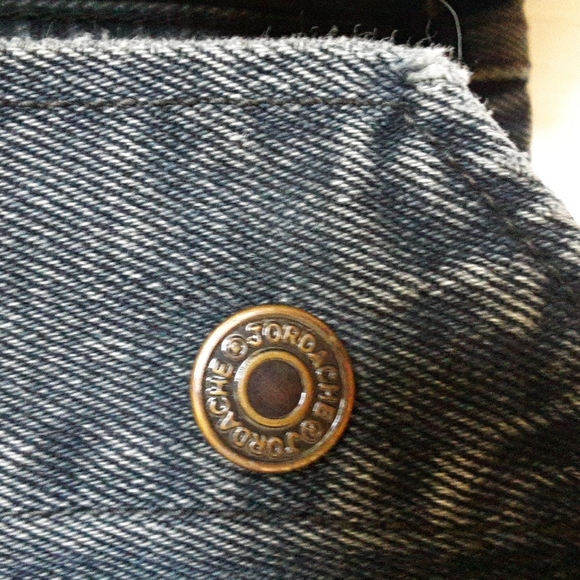 DENIM Black Jacket From the 80's VINTAGE ....JORDACHE - Picture 4 of 8